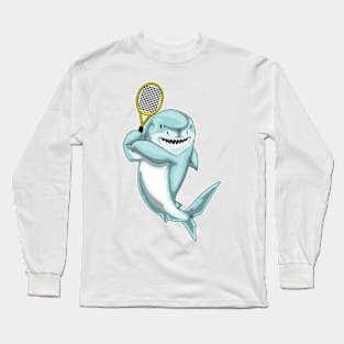 Shark Tennis Tennis racket Long Sleeve T-Shirt